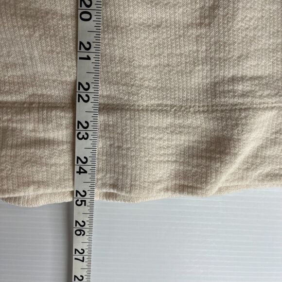 J. Crew 100% Cotton Boxy Womens Beige Pullover Shirt Sz Small - Picture 6 of 7
